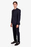 Hugo Boss Navy Virgin Wool Single Breasted Blazer + Pant Set Size 36 Mens