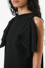 Victoria Beckham Black Short Sleeve Knee Length Dress Size 6