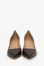 Sergio Rossi Brown Leather Slingback Pumps Size 39