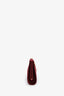 Roger Vivier Red Satin Crystal-Embellished Clutch