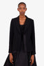 Lida Baday Black Wool Blazer + Pant Set Size 8/6