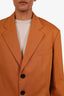 Marni Brown Oversized Single Breasted Blazer Size 50 Mens