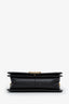 Pre-loved Chanel™ 2019 Black Caviar Leather Quilted Medium Boy Bag