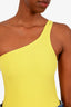 Isabel Marant Yellow 'Sage' One Shoulder Swimsuit Size 36