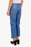 AMO Blue Straight Leg Cropped Jeans Size 27