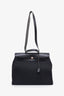 Hermès 2019 Black Toile H Berline Vache Hunter Herbag Zip 39