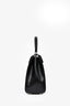 Celine Black Calfskin Leather Classique 16 Top Handle with Strap