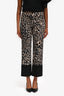 Smythe Green Camo Print Trousers Size 00