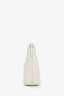 Prada White Saffiano Leather Re-Edition Shoulder Bag with Strap