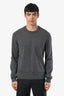 Maison Margiela Grey Wool Suede Appliqué Elbow Sweater Size L Mens