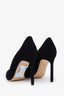 Manolo Blahnik Black Suede Pumps Size 37