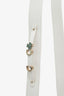 Christian Dior 2021 White Cannage Lambskin Small Lady Dior with Strap