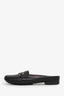 Salvatore Ferragamo Black Leather Gancini Slip-On Loafer Size 6.5