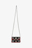 Gucci Black/White Tweed Leather Trim Super Mini Dionysus Crossbody