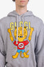 Gucci x Pablo Delcielo Grey Cotton-Jersey Hoodie Size S