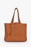 Louis Vuitton Brown Leather Padlock Low Key Cabas' Logo Tote MM with Pouch