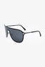 Versace Black Frame 2180 Frenergy Medusa Shield Sunglasses