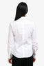 Dolce & Gabbana White Cotton Buttoned Cuff Shirt Size 42