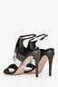 Fendi Black Leather "Monster" Heels Size 38