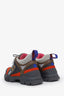 Gucci Grey/Orange Flashtrek Chunky Sneakers Size 38