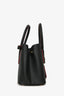 Prada Black Saffiano Leather Small Double Tote Bag