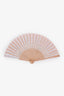 Christian Dior Pink 'Toile de Jouy' Hand Fan
