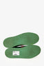 Gucci Green Coated Canvas GG Crystal Ace Sneakers Size 9
