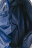 Christian Dior 2006 Canvas Leather Blue Oblique 'Trotter' Bag