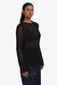 T by Alexander Wang Navy Knitted Long Sleeve Top Size S-M