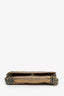 Pre-loved Chanel™ 2004-05 Gold Metallic Leather Triple Chain Flap Bag
