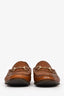 Gucci Brown Leather Horsebit Loafers Size 38.5