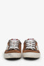 Golden Goose Brown Leather & Glitter Sneakers Size 39