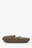Gucci Brown Leather Canvas GG Supreme Belt Bag