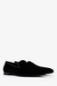 Saint Laurent Black Velvet Loafers Size 41 Men's
