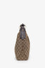 Gucci Beige/Ebony GG Canvas Medium Horsebit Hobo Bag
