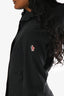 Moncler Black Lozere Giubbotto Hooded Insulated Zip Up Jacket Size 0