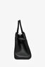 DeMellier Black Grained Leather 'Hudson Midi' Tote Bag