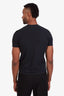 Ami Paris Black Cotton Initial Heart Embroidered T-Shirt Size M Mens