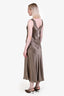 Frame Taupe Silk 'Savannah' Sleeveless Dress Size S