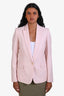 Stella McCartney Pink Wool Blazer Size 36