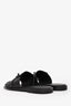 Hermès Black Leather 'Gabriel' Sandals Size 39