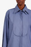 Lanvin Blue Panel Button Down Shirt Size 40