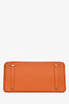 Hermès 2012 Orange Togo Leather Birkin 35