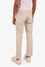 Loro Piana Beige Cotton Straight Leg Pants Size 33 Mens