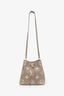 Louis Vuitton Dove/Creme Monogram Giant Empreinte Leather NeoNoe MM Bag