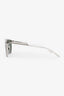 Bottega Veneta Silver/Green Aviator Tinted Sunglasses