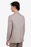 Borelli Grey Virgin Wool Single Breasted Blazer Size 50 Mens