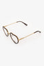 Chloe Brown/Gold Heart Glasses