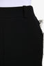 Roberto Cavalli Black Raw Hem Pencit Skirt Size S