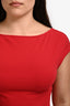 Reformation Red Cotton Low Back 'Soleil' Mini Dress Size XL